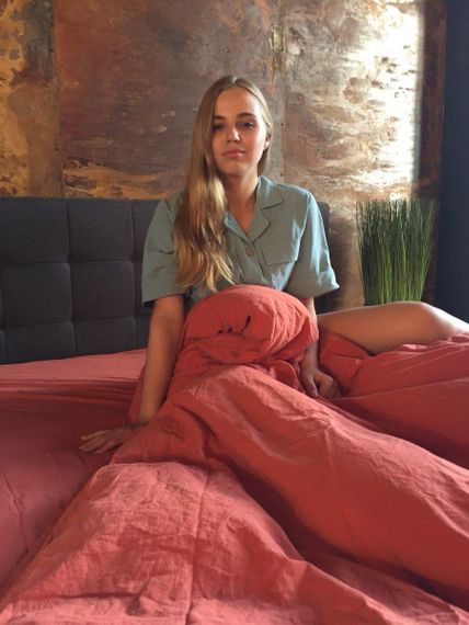 Комплект постільної білизни SoundSleep Stonewash Adriatic Orange євро цегляний (92670587) | Зображення 9