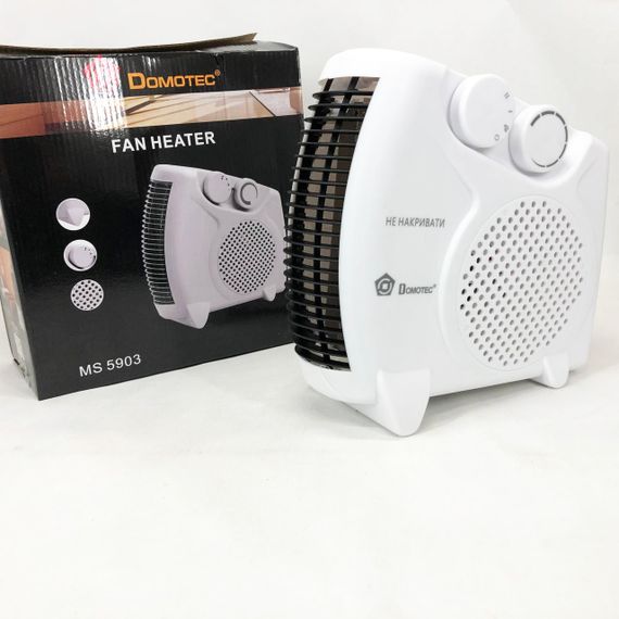 Електричний обігрівач для офісу Domotec, Портативний електричний міні-обігрівач, Вітродуйка для дому HX-61