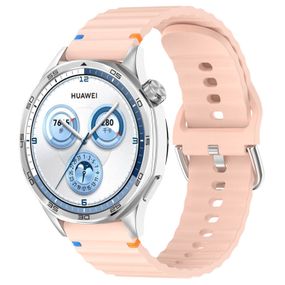 Силіконовий ремінець Wavy для Smart Watch 20mm Light Pink