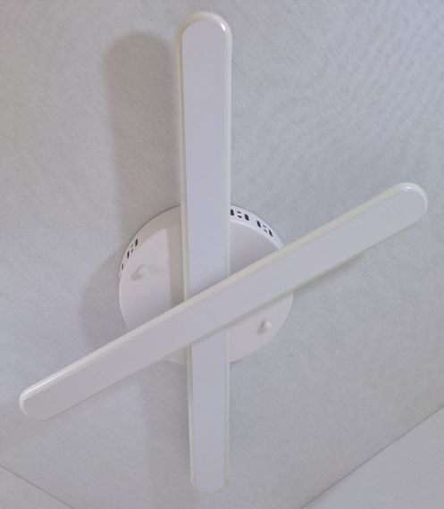 Люстра світлодіодна стельова LED світильник для квартири на стелю лед 25332 Білий 8х35х60 см. | Зображення 4