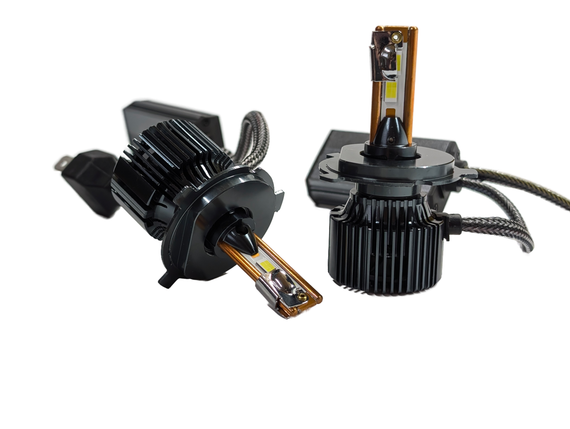 Комплект світлодіодних ламп StarLight Ultra +200% H4 55W 6000K 12V | Зображення 1