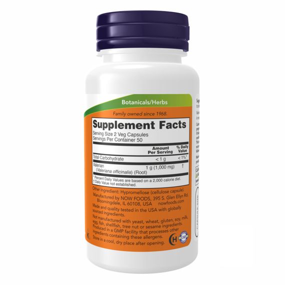 Valerian Root 500mg - 100 vcaps | Зображення 1