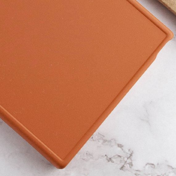 TPU чохол Bonbon Metal Style для Samsung Galaxy S24 Ultra Помаранчевий / Papaya | Зображення 4