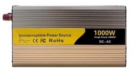 Инвертор преобразователь 1000Вт 12V на 220V (чистый синусоид) с функцией зарядки АКБ