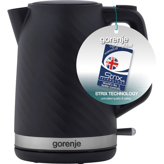 Електрочайник Gorenje K17SPB 1.7 л чорний | Зображення 8
