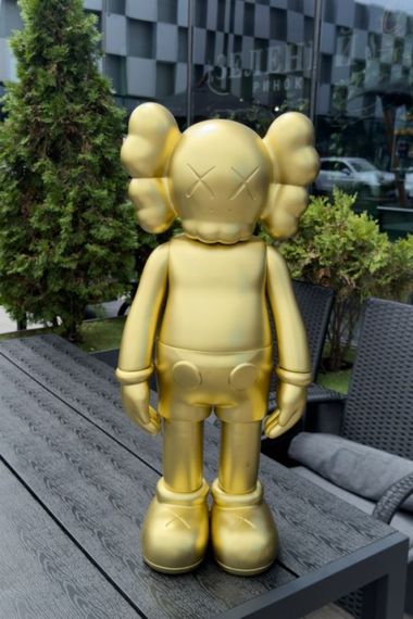 Статуетка Kaws Dissected Companion колекційна фігурка для інтер'єру 70 см золотий kw014