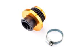 Фильтр воздушный (нулевик)   Ø28mm   (оранжевый)   KM   (mod:KY-A-140)