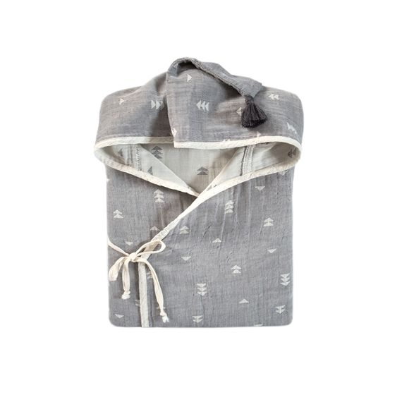 Халат Buldans 9875 Туреччина 3-4 роки  Бавовна Антрацит