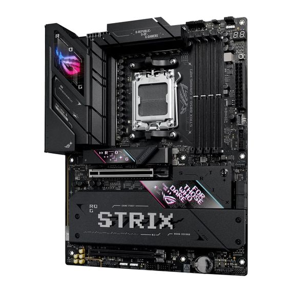Материнcька плата ASUS ROG STRIX B850-E GAMING WIFI sAM5 B850 4xDDR5 M.2 HDMI DP USB Type-C WiFi BT ATX 90MB1J60-M0EAY0 | Зображення 3