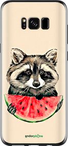 Чохол на Samsung Galaxy S8 Єнотик з кавуном "4605u-829-2448"