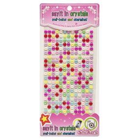 Напівбусини наклейки Bambi Планшетка №28, 6 мм, на планшетці 260 шт