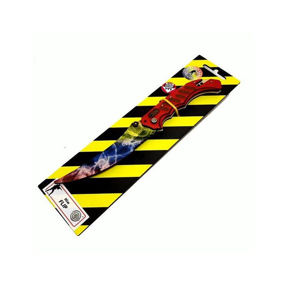 Ніж дерев'яний сувенірний "ФЛІП ВЕСЕЛКА" Сувенір-Декор FLI-R | Зображення 1