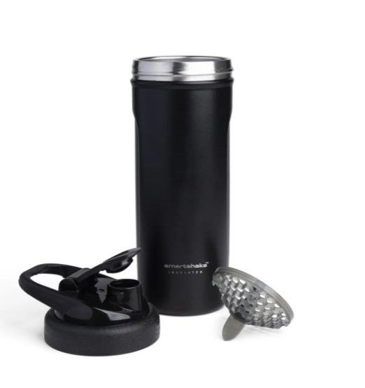 Шейкер спортивний SmartShake металевий Insulated Steel 750 мл Black (11152001) | Зображення 2