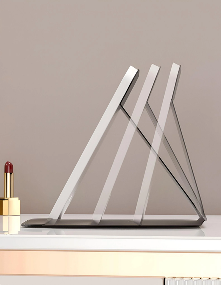 Зеркало для макияжа Lighted makeup mirror с LED подсветкой, складное, сенсорное управление, Type-C, с регулировкой яркости | Зображення 4
