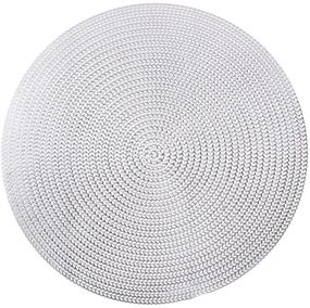 Набір 4 сервірувальних килимка Doily Silver Ø38см, плейсмат (подтарельники), золото