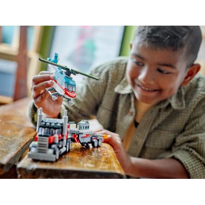 Конструктор LEGO Creator Бортова вантажівка з гелікоптером 270 деталей (31146) | Зображення 5
