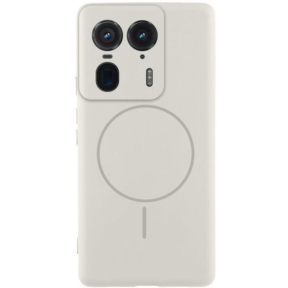 Чехол Silicone Cover Lakshmi Full Camera (AA) with MagFit для Motorola Edge 50 Ultra Белый / White