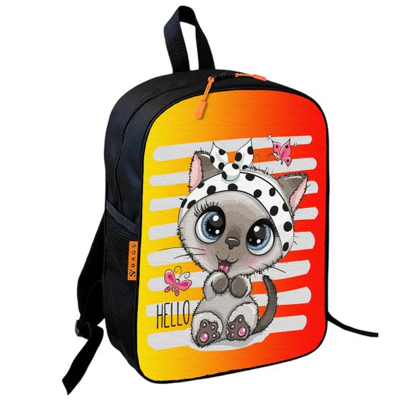 Школьный рюкзак детский с котенком + Сумка для обуви спортивной формы рюкзак-мешок  для мальчика (01706) | Зображення 4