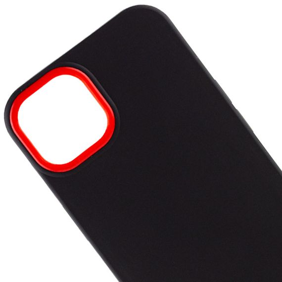 Чохол TPU+PC Bichromatic для Apple iPhone 13 (6.1") Black / Red | Зображення 1