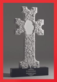 Одинарный эксклюзивный фрезерный памятник из гранита