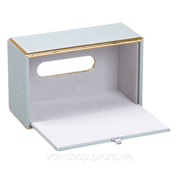 Салфетница горизонтальная 21х13х9 см для салфеток на стол Серый HP-3-118G | Зображення 2