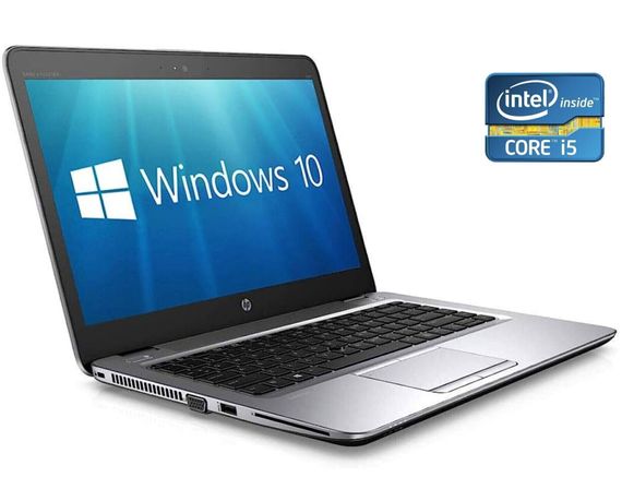 Ультрабук HP EliteBook 840 G3 / 14" (1920x1080) TN / Intel Core i5-6200U (2 (4) ядра по 2.3 - 2.8 GHz) / 8 GB DDR4 / 120 GB SSD / Intel HD Graphics 520 / WebCam б/в