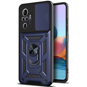 Чохол Defender з захистом камери для Xiaomi Redmi Note 10 Pro колір Синiй
