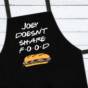Фартук полноцветный Сolorful Joey doesn't share food 75х51 см (FRTC_24L006)