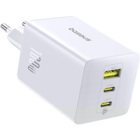 МЗП Baseus EnerFill FE11 Fast Charger 100W (1USB-A/2C) (P101821) Moon White