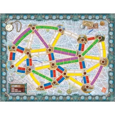 Настольная игра Lord of Boards Билет на поезд: Париж (Ticket To Ride: Paris) украинский (LOB2340UA/LFCACD355) | Зображення 1