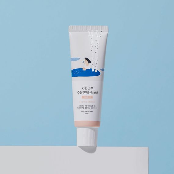 Тонувальний сонцезахисний крем з березовим соком ROUND LAB Birch Juice Moisturizing Tone Up Sunscreen (50 ml) | Зображення 2
