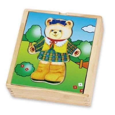 Развивающая игрушка Viga Toys Гардероб медведицы (56403) | Зображення 1