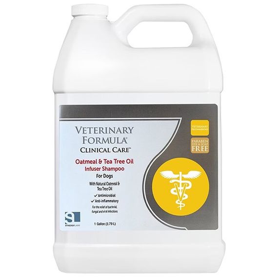 Зволожуючий шампунь для собак Veterinary Formula Advanced Oatmeal & Tea Tree Oil Infuser Shampoo, 3.79 л