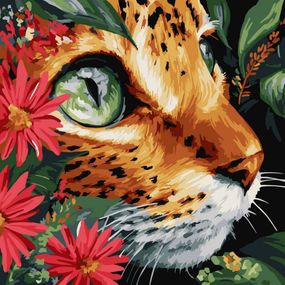 Картина по номерам "Бездонные глаза" ©art_selena_ua KHO6792, 40х40 см