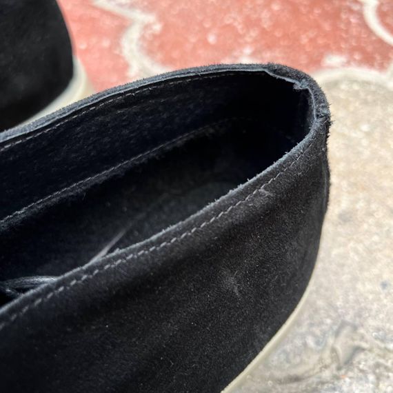 Замшеві черевики — лофери утеплені байкою 48 розмір | Зображення 5