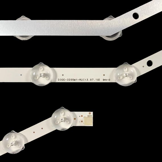 LED підсвітка Samsung TV 32" inch 585mm 12-led 3V D3GE-320SM1-R2 BN96-28763A BN96-35204A LM41-00001R 2шт. | Зображення 2
