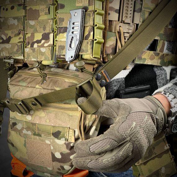 Ремінь збройовий триточковий RAGNAROK "Hel" Gen.II sling Олива | Зображення 5