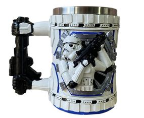 Кухоль Чашка Келих 3D Неіржавка сталь Star Wars Штурмовик 550 мл