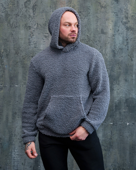 Худи Ведмедик серый S M | Зображення 5