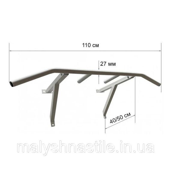 Турнік настінний Wide Pro білий NE-TR-16W | Зображення 3