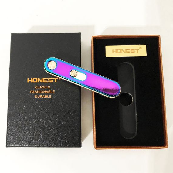 USB запальничка в подарунковій упаковці "Honest" 77127. Колір: хамелеон | Зображення 3