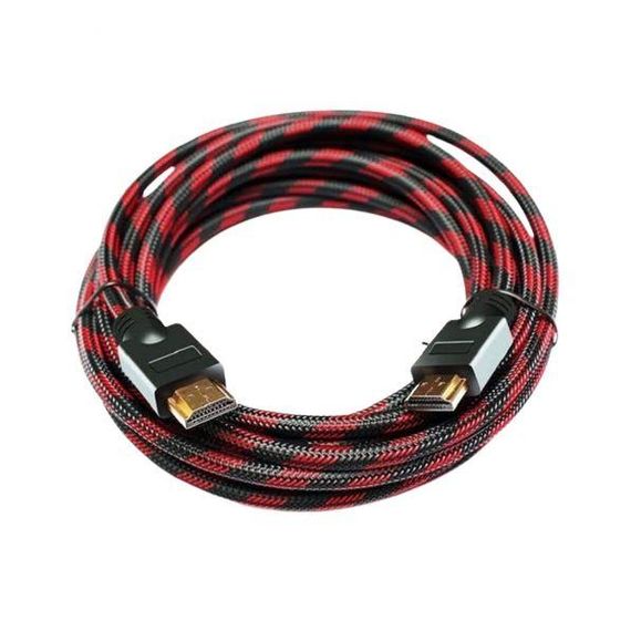 Кабель HDMI-HDMI Donli обплетення, ферити, посилений 5 м (4866lmn/yop) | Зображення 3