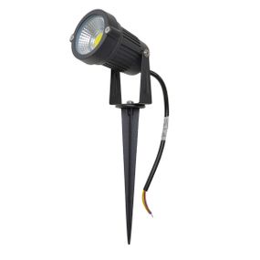 Грунтовый светильник LED 5W CW COB IP65 BK (AS-12)