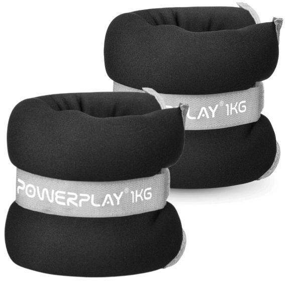 Обважнювачі-манжети для ніг та рук Паверплей PP-4349 Ankle/Wrist Weights (2шт.*1 kg) (пара) Чорні | Зображення 4