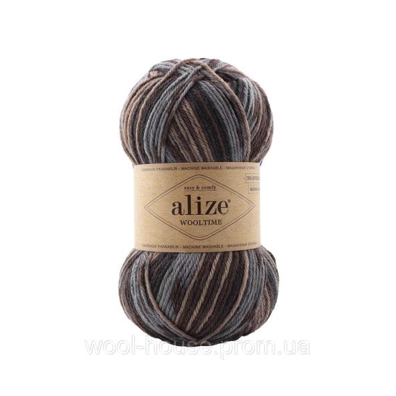 Шкарпеткова пряжа Alize Wooltime, 11015
