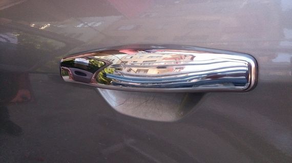 Накладки на ручки (4 шт., нерж.) Для російської збірки - OmsaLine для Renault Duster 2008-2017 рр | Зображення 5