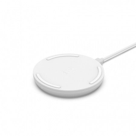 Бездротовий зарядний пристрій Belkin Pad Wireless Charging Qi, white (WIA001BTWH) | Зображення 1