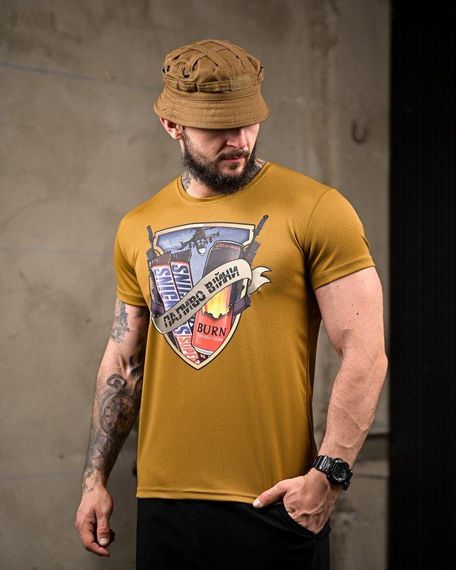 Тактична вологовідводна футболка Паливо coyot ПП7723 | Зображення 1