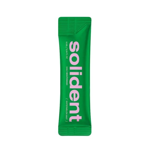 Набір ополіскувачів для ротової порожнини Solident Watermelon mint-20 стіків, зі смаком кавуна і м'яти | Зображення 1