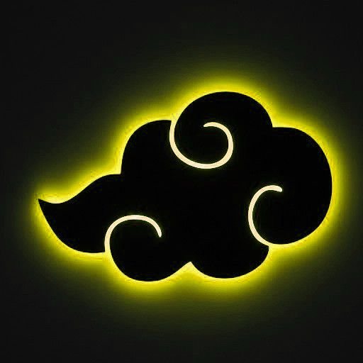 Панно декоративне картина на стіну Хмара Акацукі LED підсвітка 16 кольорів пульт 400х260 acr-p000241 | Зображення 6